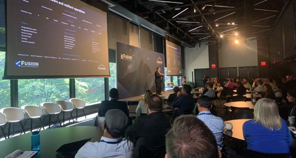Keynote to a full room at Compass